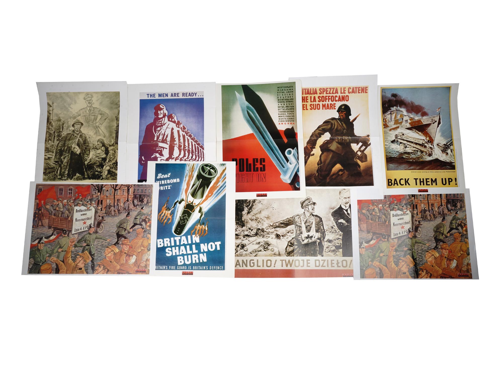 MID CENTURY POLISH PUBLICATIONS AND WW2 POSTERS PIC-2